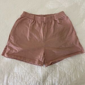 Brandy Melville Dusty Pink Sweat Shorts